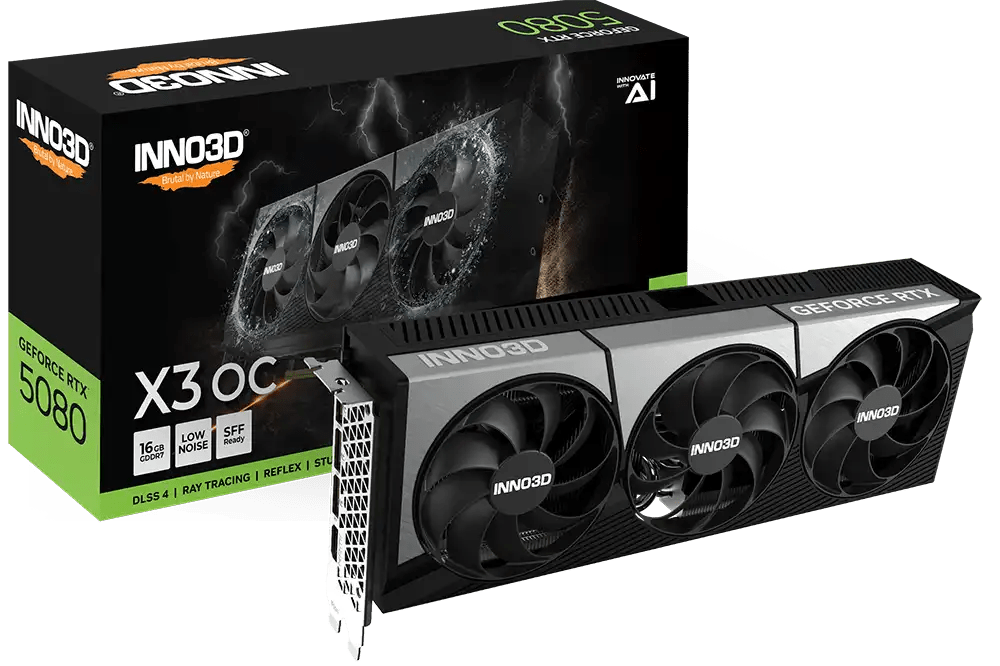 INNO3D GeForce RTX™ 5080 X3 OC Graphics Card - Vektra Computers LLC