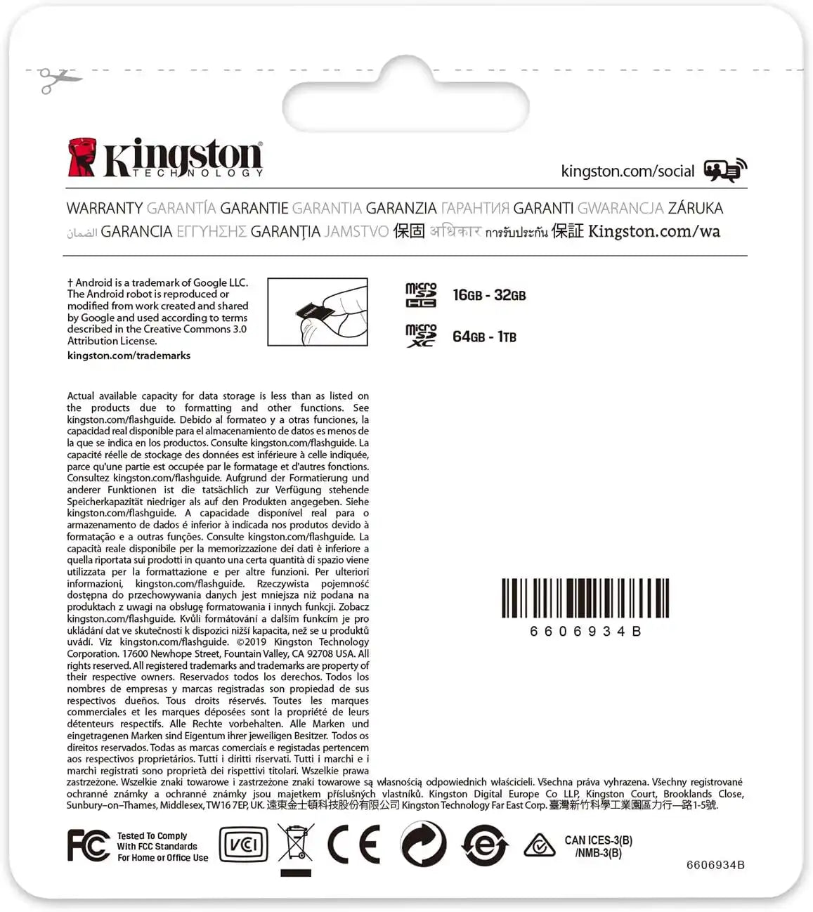 Kingston 64GB Canvas Select Plus microSD Memory Card Class 10 UHS - I speeds up to 100MB/s Android A1 Performance Class | SDCS2/64GB - Vektra Computers LLC