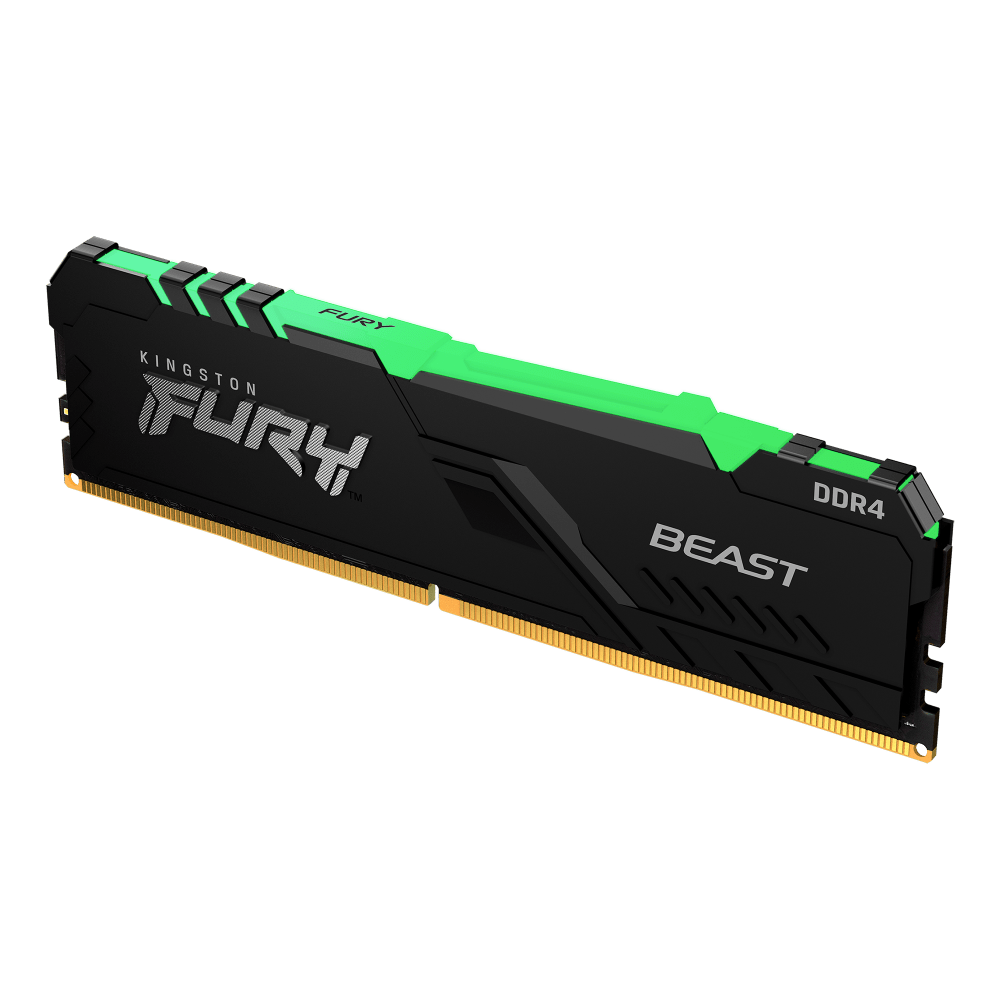 Kingston Fury Beast RGB 16GB DDR4 3200MHz Desktop Memory - Vektra Computers LLC