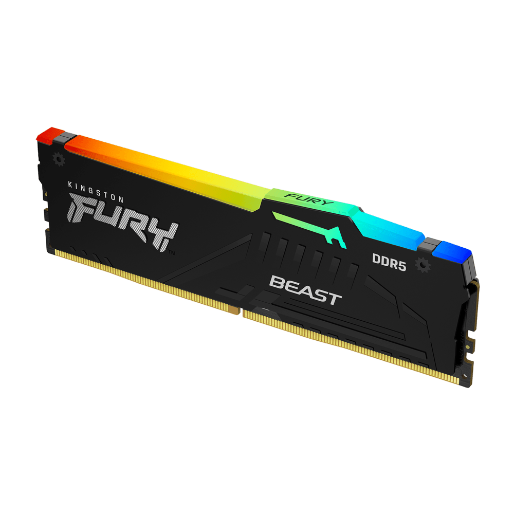 Kingston Fury Beast RGB 32GB DDR5 5200MHz Desktop Memory - Vektra Computers LLC