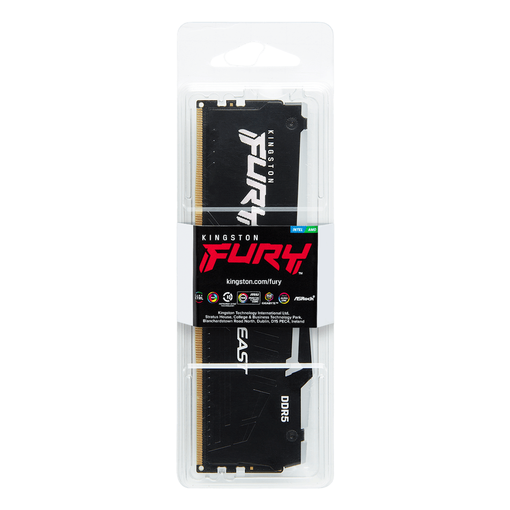 Kingston Fury Beast RGB 8GB DDR5 5200MHz Desktop Memory - Vektra Computers LLC