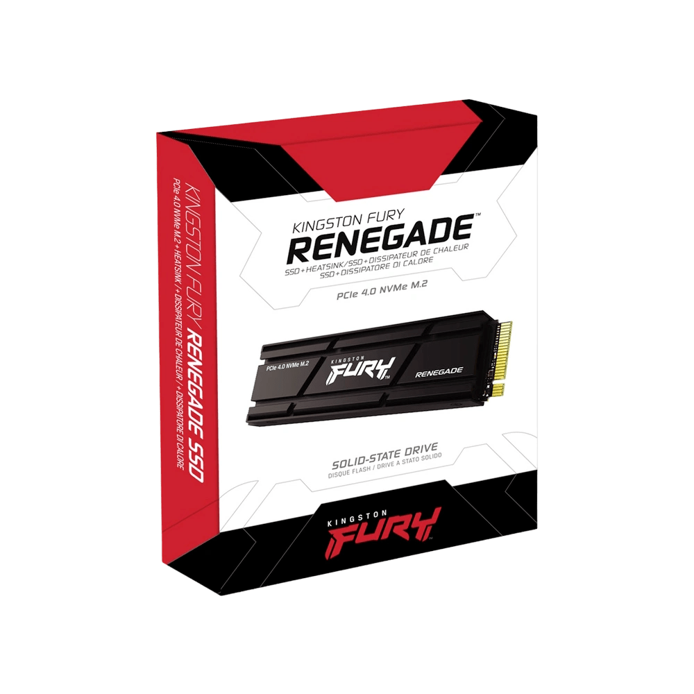 Kingston Fury Renegade PCIe Gen4 NVMe M.2 SSD with Heatsink - Vektra Computers LLC