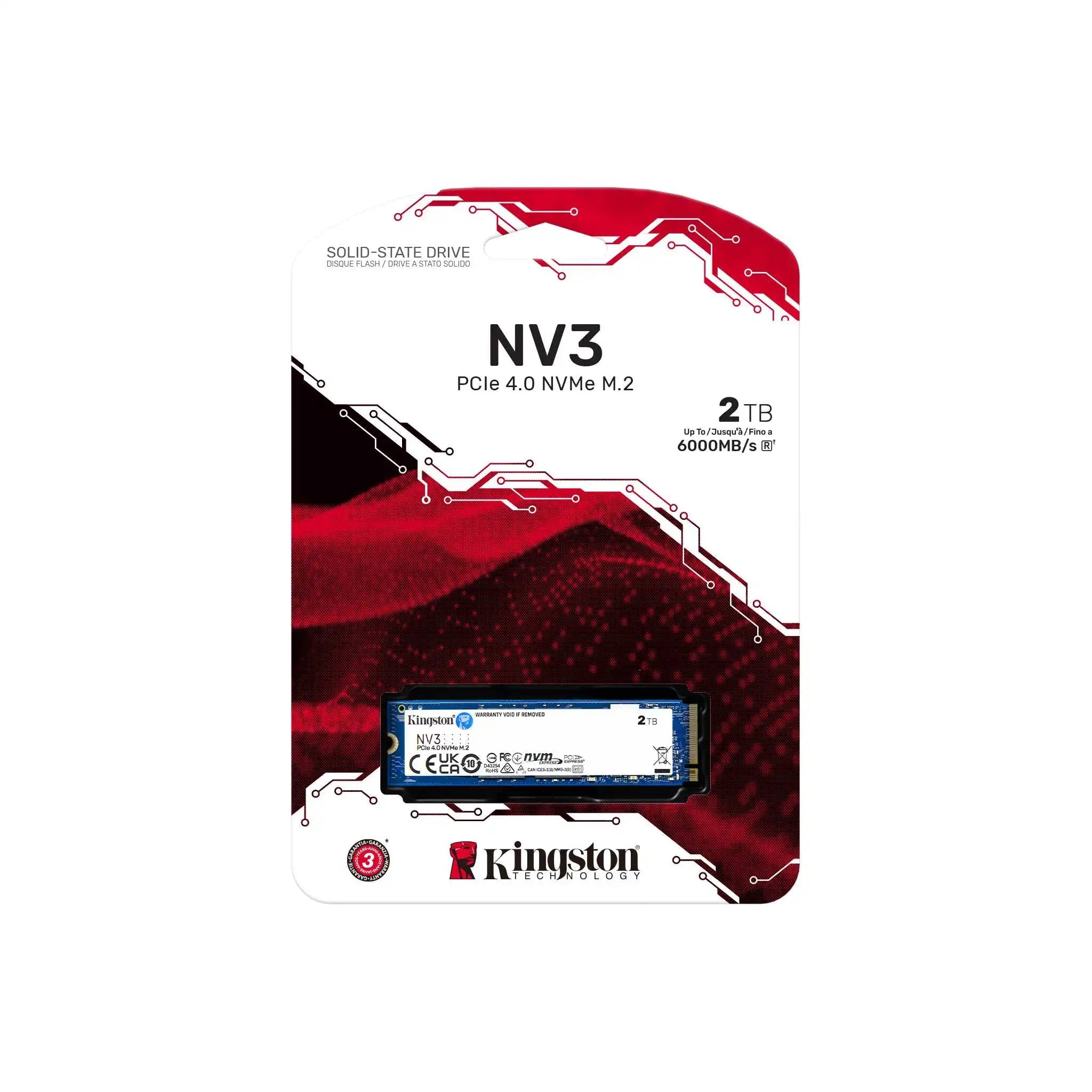 Kingston NV3 PCIe 4.0 NVMe SSD - Vektra Computers LLC