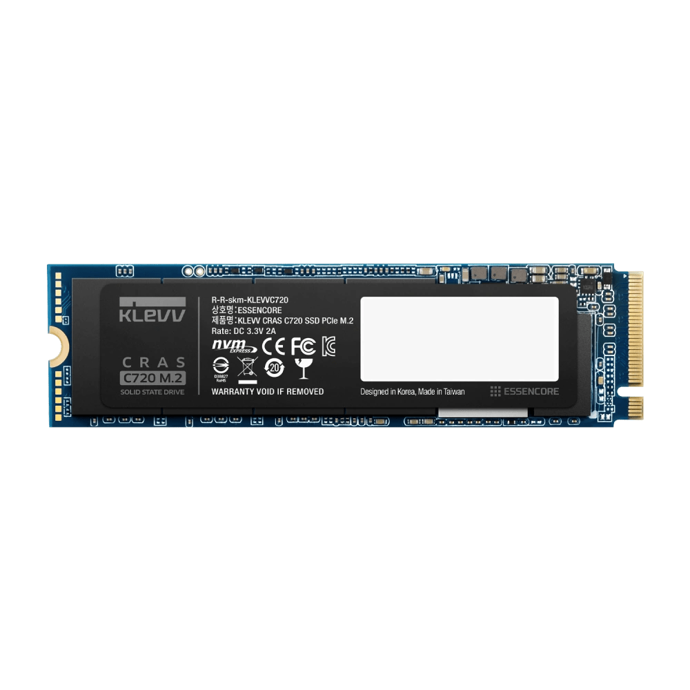 Klevv Cras C720 PCIe Gen3 NVMe M.2 SSD - Vektra Computers LLC