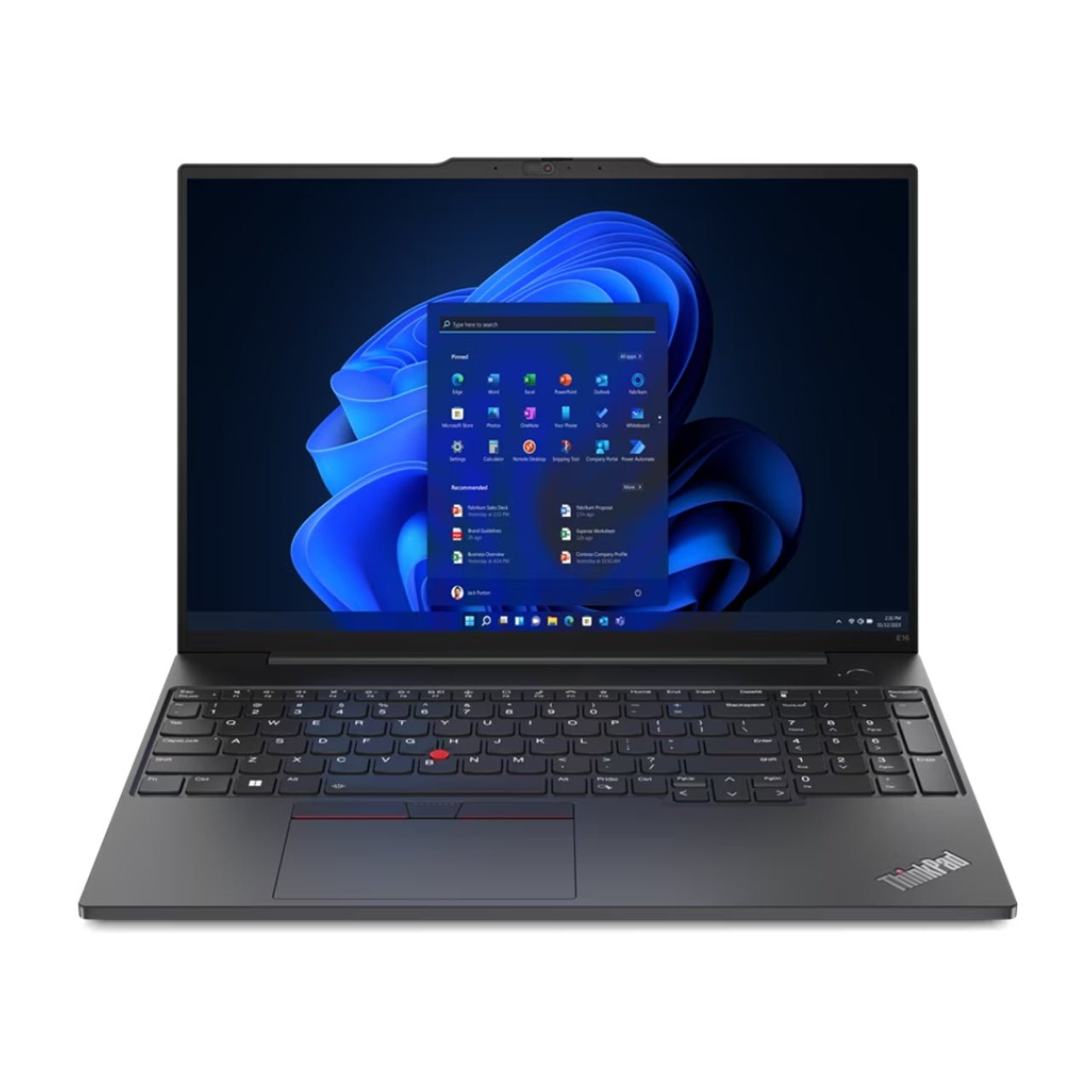 Lenovo Thinkpad E16 G1 16" FHD Laptop, Intel Core i5 - 1335U, RAM 8GB, SSD 512GB, Intel Iris Xe, + Windows 11 Pro Retail | 21JN008VUE - Vektra Computers LLC