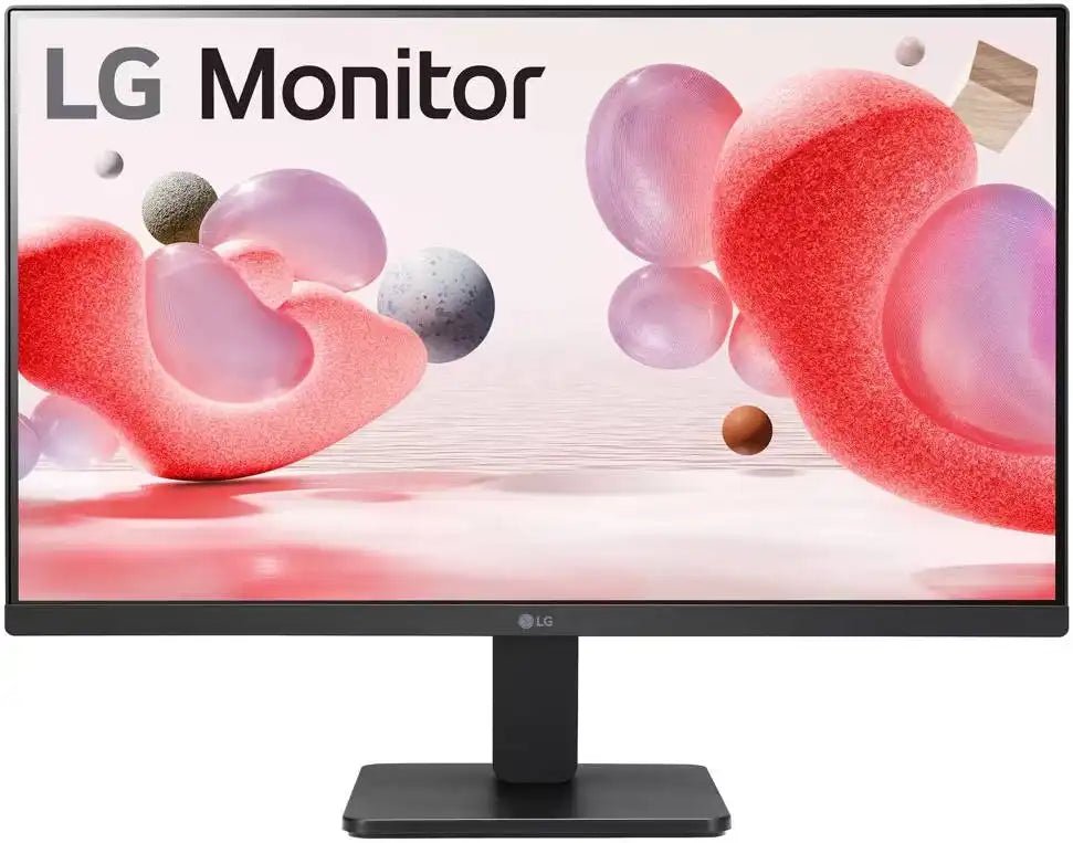 LG 24MR400 3 - Side Borderless Monitor, 23.8" FHD IPS Display, 100Hz Refresh Rate, 5ms Response Time, AMD FreeSync Technology, D - Sub / HDMI / 3.5mm Audio Port, Black | 24MR400 - B - Vektra Computers LLC