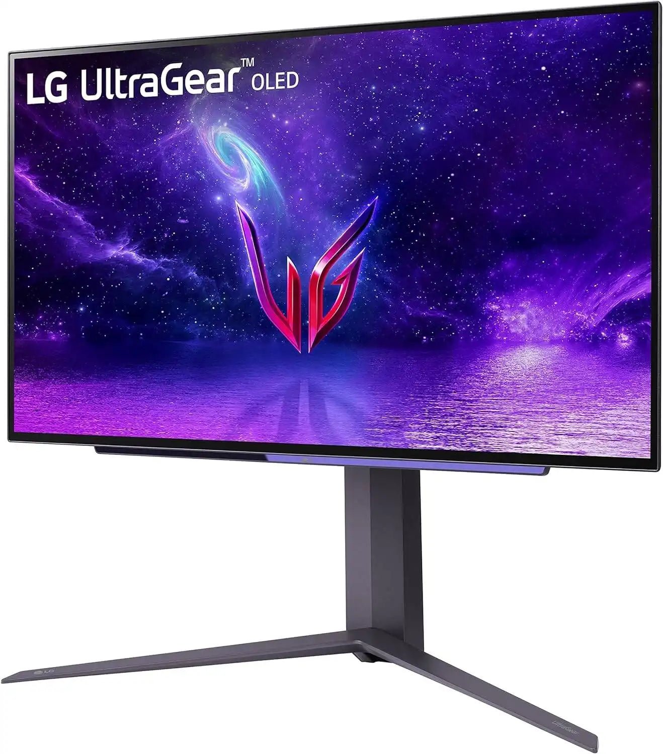 LG 27'' UltraGear OLED QHD Display with 240Hz Refresh Rate Gaming Monitor and FreeSync Prm Pro, 0.03ms (GtG) Response Time, DisplayHDR TRUE BLACK 400, DCI - P3 98.5%, USB, HDMI, DP, Black | 27GS95QE - B - Vektra Computers LLC