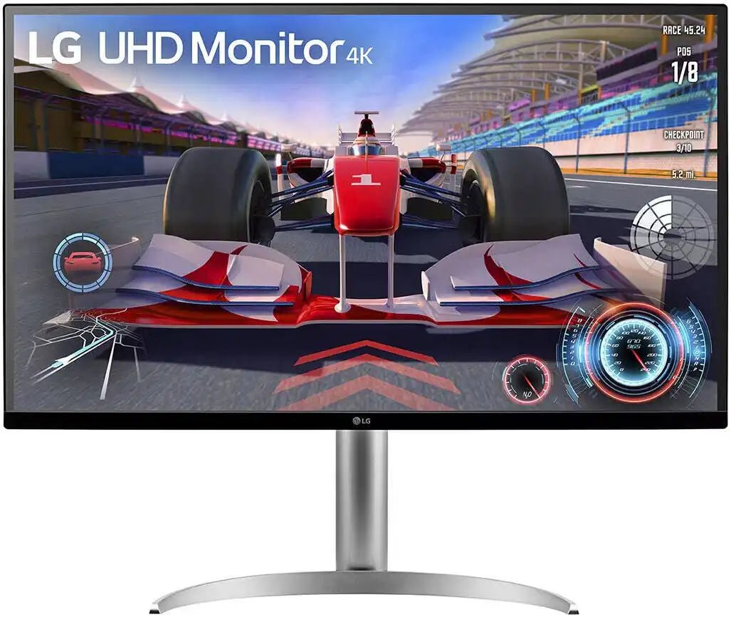 LG 32UQ750P Monitor, 31.5" UHD 4K VA Display, 144Hz Refresh Rate, 5ms (GtG) Response Time, AMD FreeSync Premium Technology, Built - In 5W x2 Speaker, HDMI / DP / USB - C Interface, White | 32UQ750P - W - Vektra Computers LLC