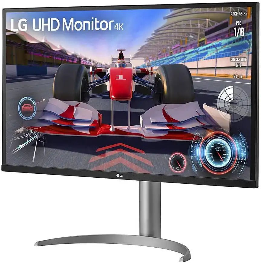 LG 32UQ750P Monitor, 31.5" UHD 4K VA Display, 144Hz Refresh Rate, 5ms (GtG) Response Time, AMD FreeSync Premium Technology, Built - In 5W x2 Speaker, HDMI / DP / USB - C Interface, White | 32UQ750P - W - Vektra Computers LLC