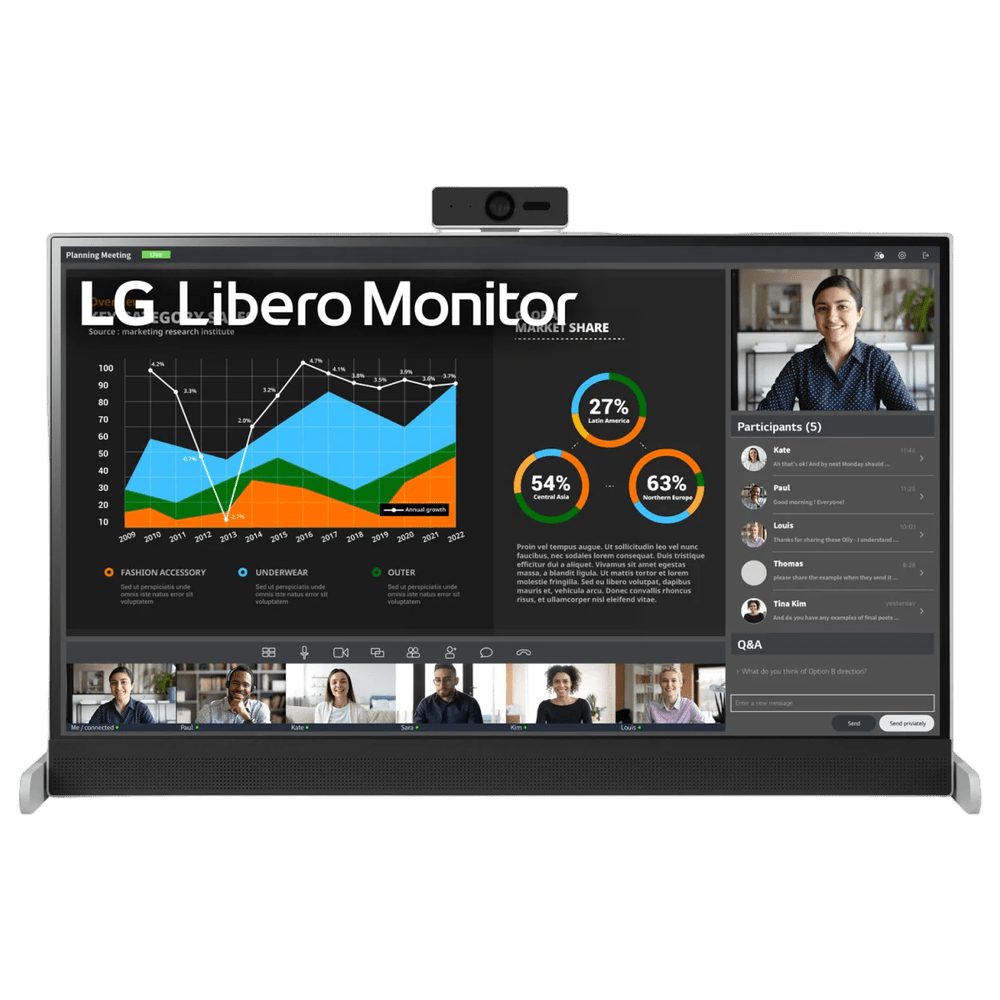 LG Libero 27BQ70QC QHD 60Hz 5ms IPS 27