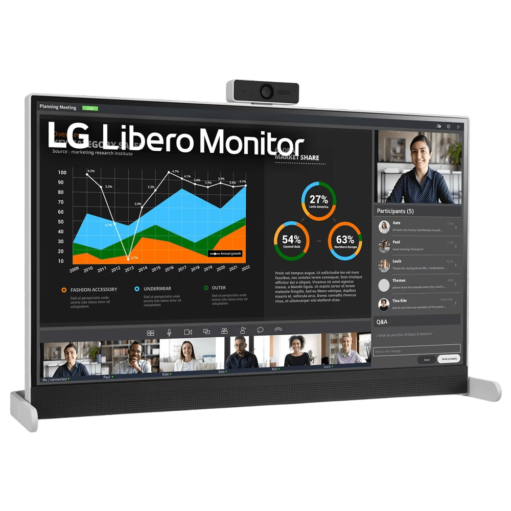 LG Libero 27BQ70QC QHD 60Hz 5ms IPS 27