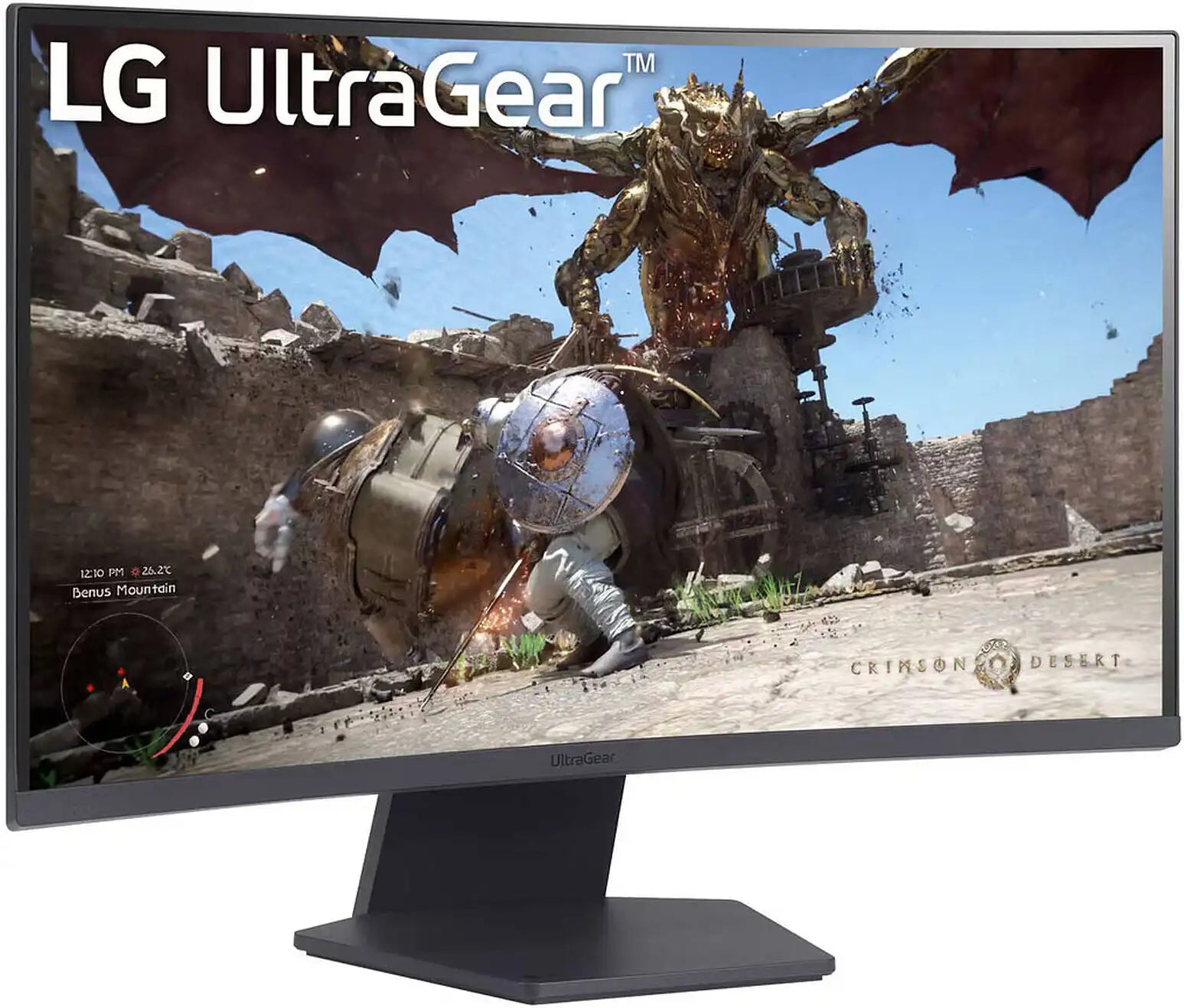 LG UltraGear 27'' QHD 1000R Curved Gaming Monitor, 180Hz Refresh Rate, 1ms Response Time, AMD FreeSync, HDR10, Up to sRGB 99%, 3 - side Virtually Borderless Design, Black | 27GS60QC - B - Vektra Computers LLC