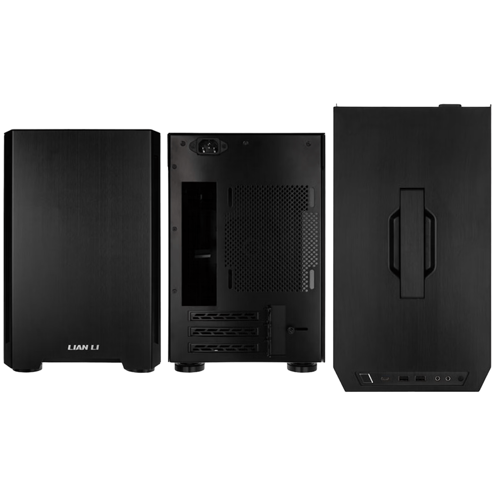 Lian Li TU150 TG Black Mini - Tower PC Case - Vektra Computers LLC