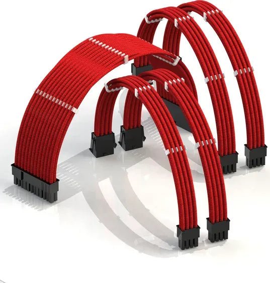 LinkUP PSU Cable Extension Kit, Red | PWR - EXTMOD - RZ - RD30 - 882991504084 - Vektra Computers LLC