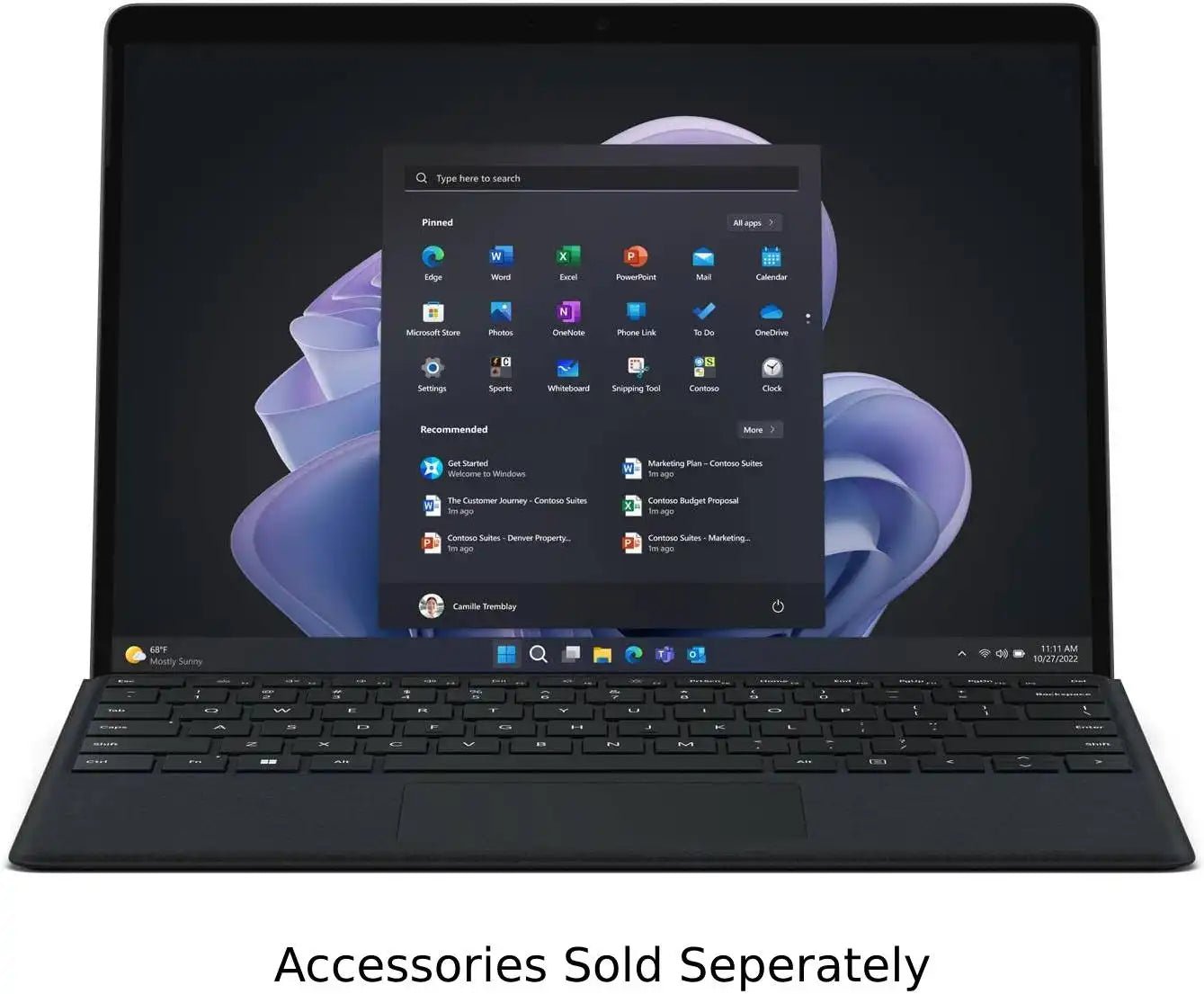 Microsoft Surface Pro 9 2 in 1 Tablet, 13” PixelSense Flow Display, Intel Core i5 - 1235U, 8GB RAM, 256GB SSD, Intel Iris Xe Graphics, Bluetooth, Wi - Fi 6E, Windows 11 Pro, Graphite | QIA - 00025 - Vektra Computers LLC