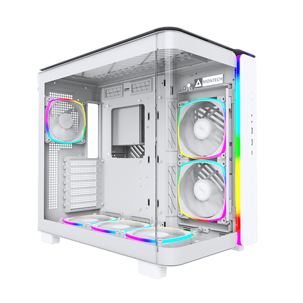 MONTECH CASE KING 95 PRO WHITE - Vektra Computers LLC