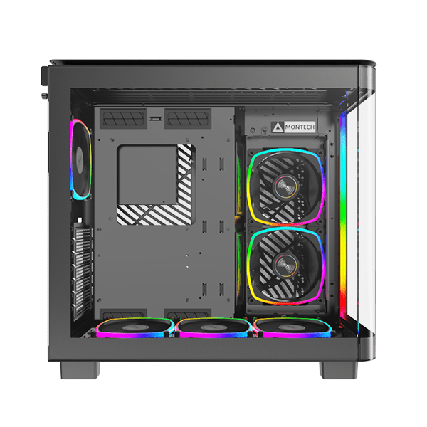 MONTECH KING 95 PRO BLACK CASE - Vektra Computers LLC