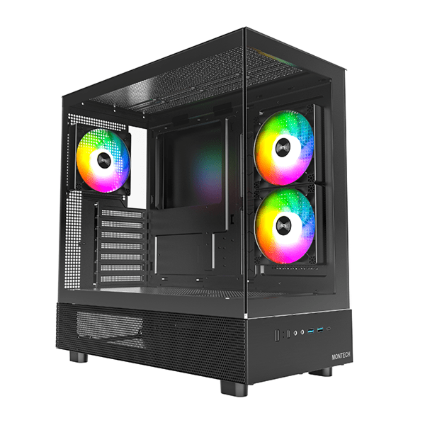 Montech XR Black PC Case - Vektra Computers LLC