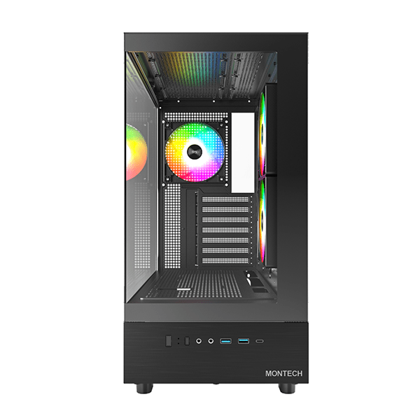 Montech XR Black PC Case - Vektra Computers LLC