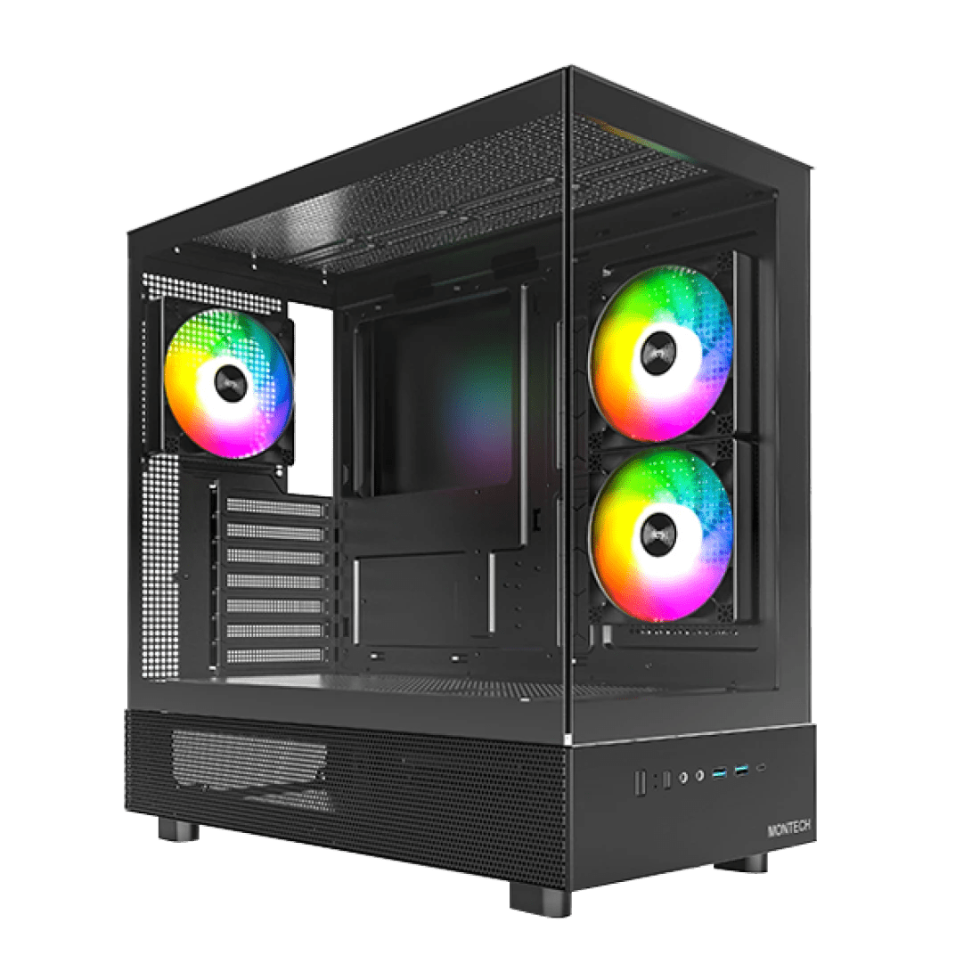 Montech XR Black PC Case - Vektra Computers LLC