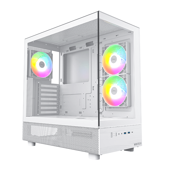 Montech XR White PC Case - Vektra Computers LLC