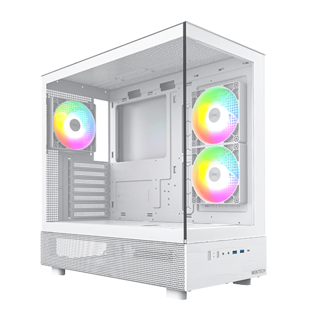 Montech XR White PC Case - Vektra Computers LLC