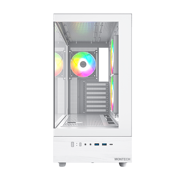 Montech XR White PC Case - Vektra Computers LLC