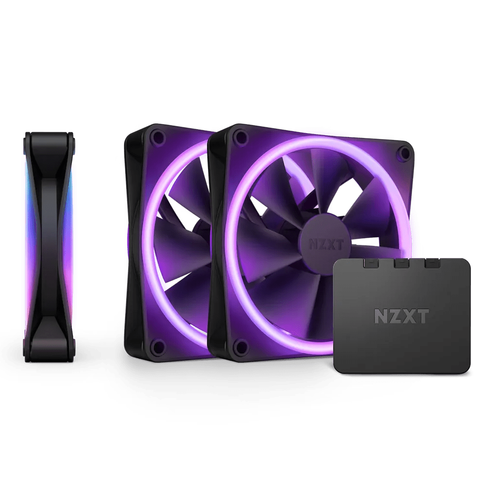 NZXT F120 RGB Duo 120mm Fan Triple Pack | RF - D12TF | - Vektra Computers LLC