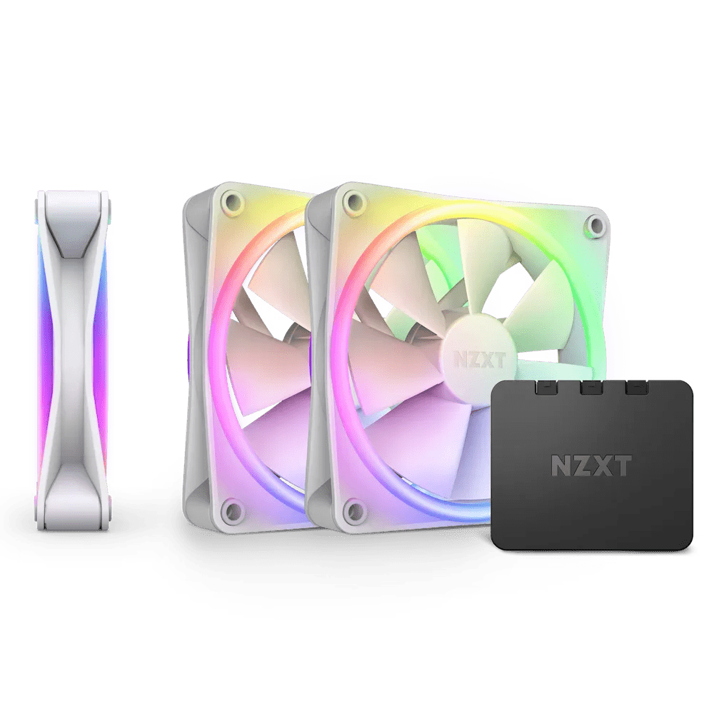 NZXT F120 RGB Duo 120mm Fan Triple Pack | RF - D12TF | - Vektra Computers LLC