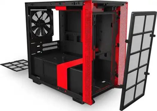 NZXT H210i Mini ITX Black/Red Case|CA - H210I - BR - Vektra Computers LLC
