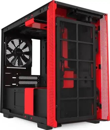 NZXT H210i Mini ITX Black/Red Case|CA - H210I - BR - Vektra Computers LLC