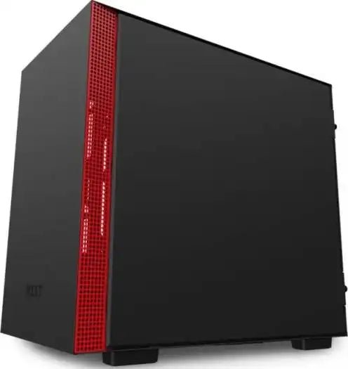 NZXT H210i Mini ITX Black/Red Case|CA - H210I - BR - Vektra Computers LLC