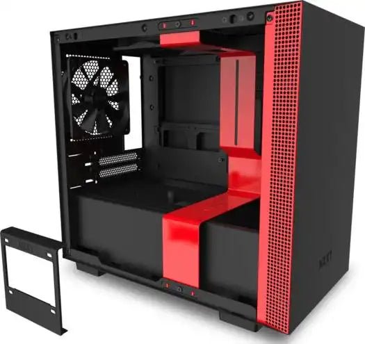 NZXT H210i Mini ITX Black/Red Case|CA - H210I - BR - Vektra Computers LLC