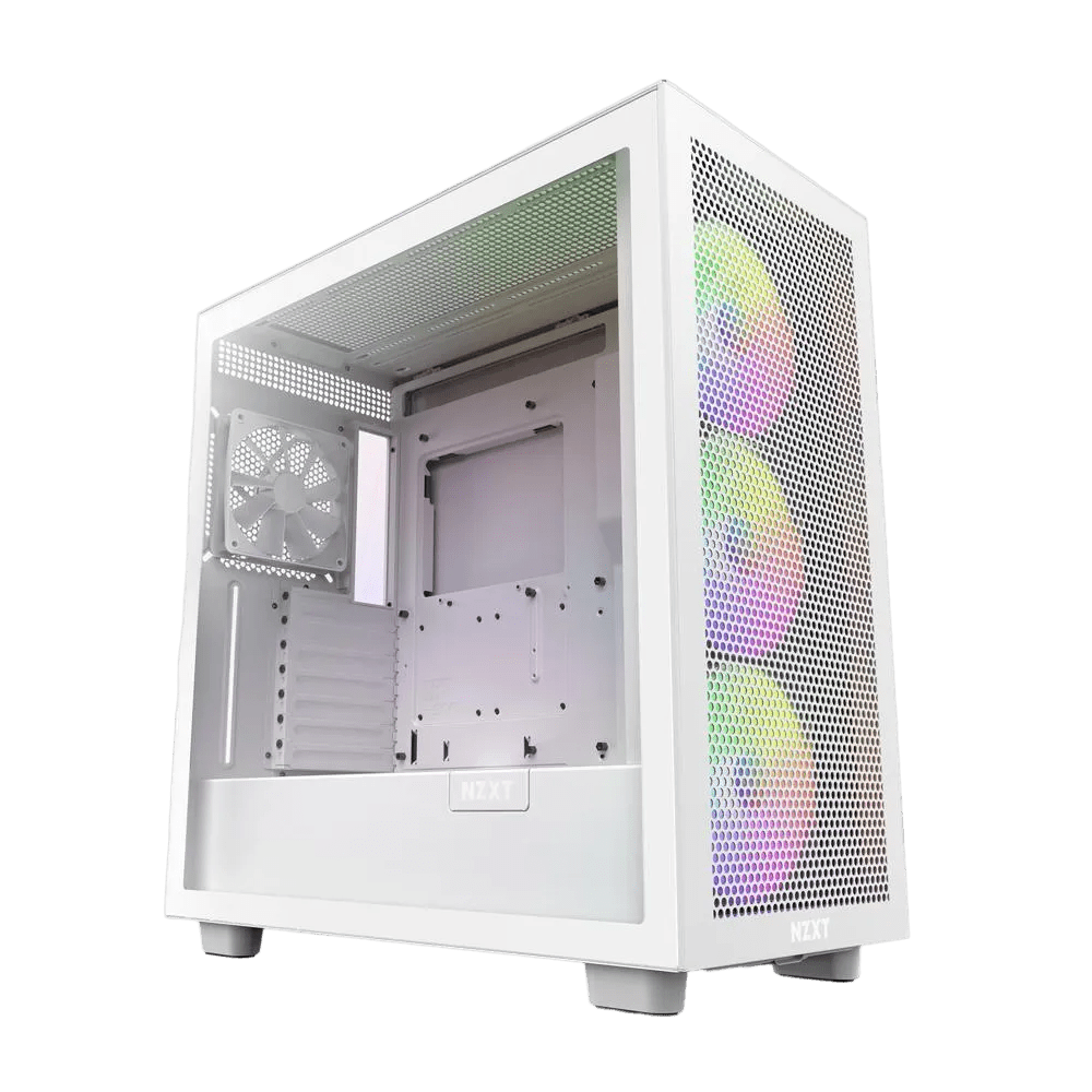 NZXT H7 Flow RGB Mid - Tower RGB Case | CM - H71F | - Vektra Computers LLC