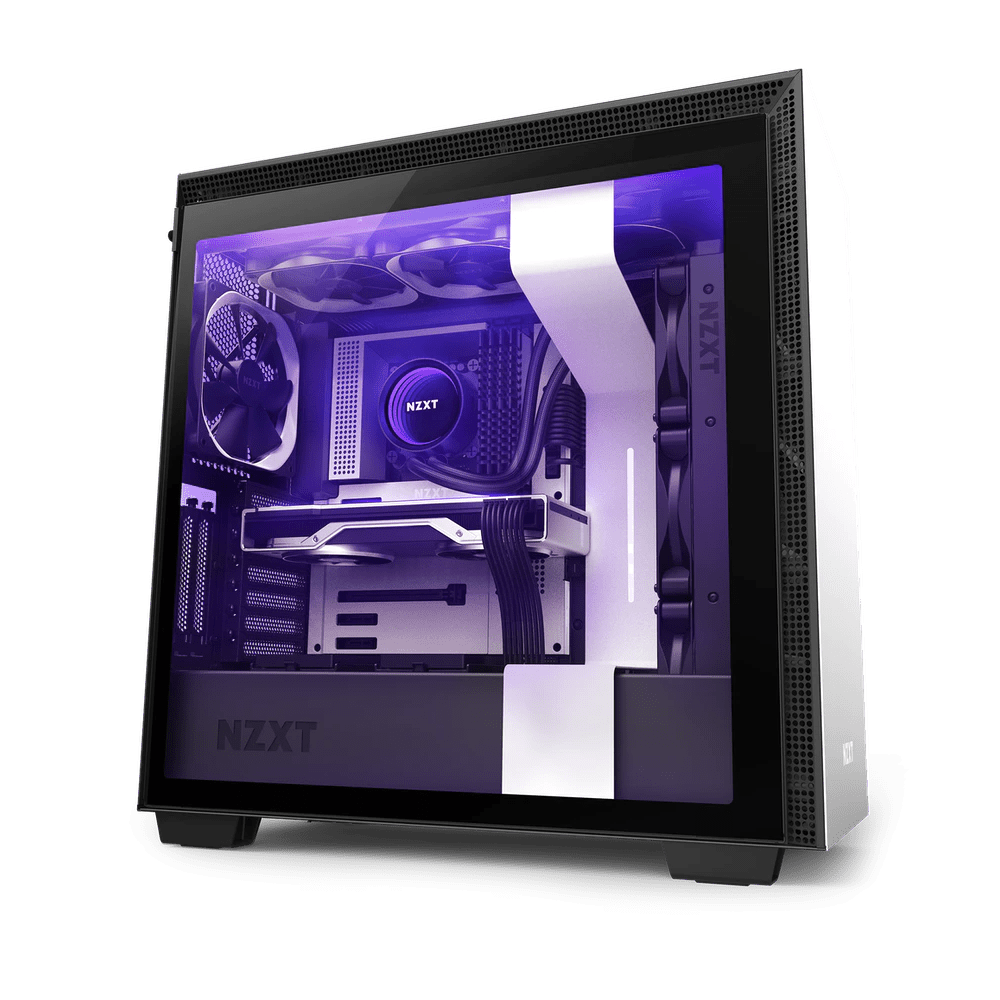 NZXT H710i Matte White Mid - Tower RGB Case - Vektra Computers LLC