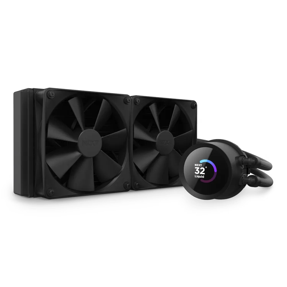 NZXT Kraken 240 AIO Liquid CPU Cooler | RL - KN240 - B1 | - Vektra Computers LLC