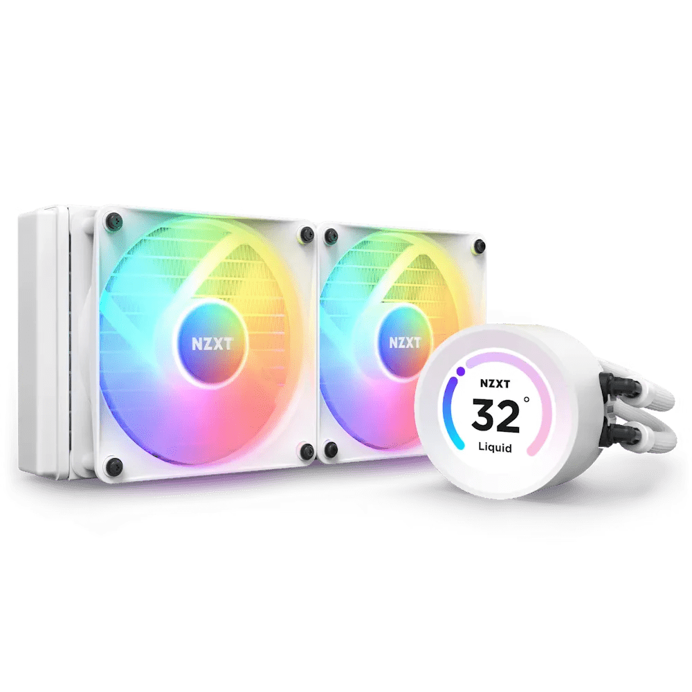 NZXT Kraken Elite 240 RGB AIO Liquid CPU Cooler | RL - KR24E | - Vektra Computers LLC