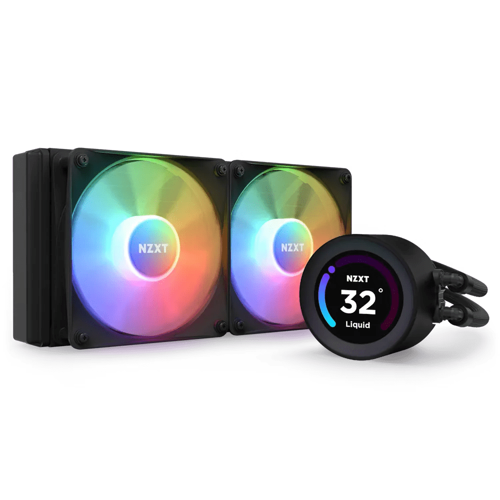 NZXT Kraken Elite 240 RGB AIO Liquid CPU Cooler | RL - KR24E | - Vektra Computers LLC