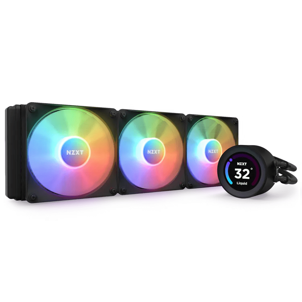 NZXT Kraken Elite 360 RGB AIO Liquid CPU Cooler | RL - KR36E | - Vektra Computers LLC