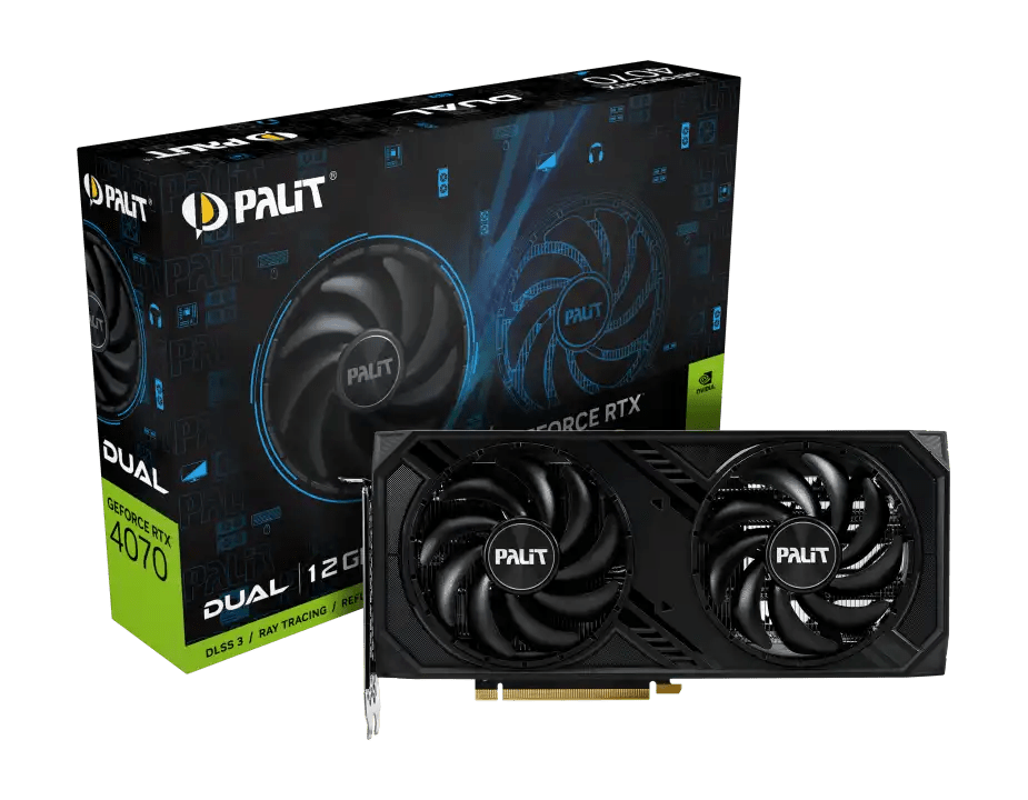Palit GeForce RTX 4070 Dual Gaming Graphics Card | NED4070019K9 - 1047D | - Vektra Computers LLC