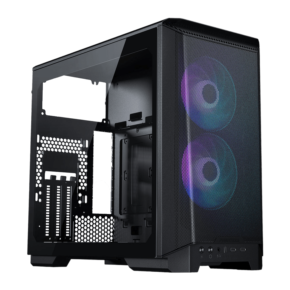 Phanteks Eclipse P200A Black Mini - Tower ARGB PC Case - Vektra Computers LLC