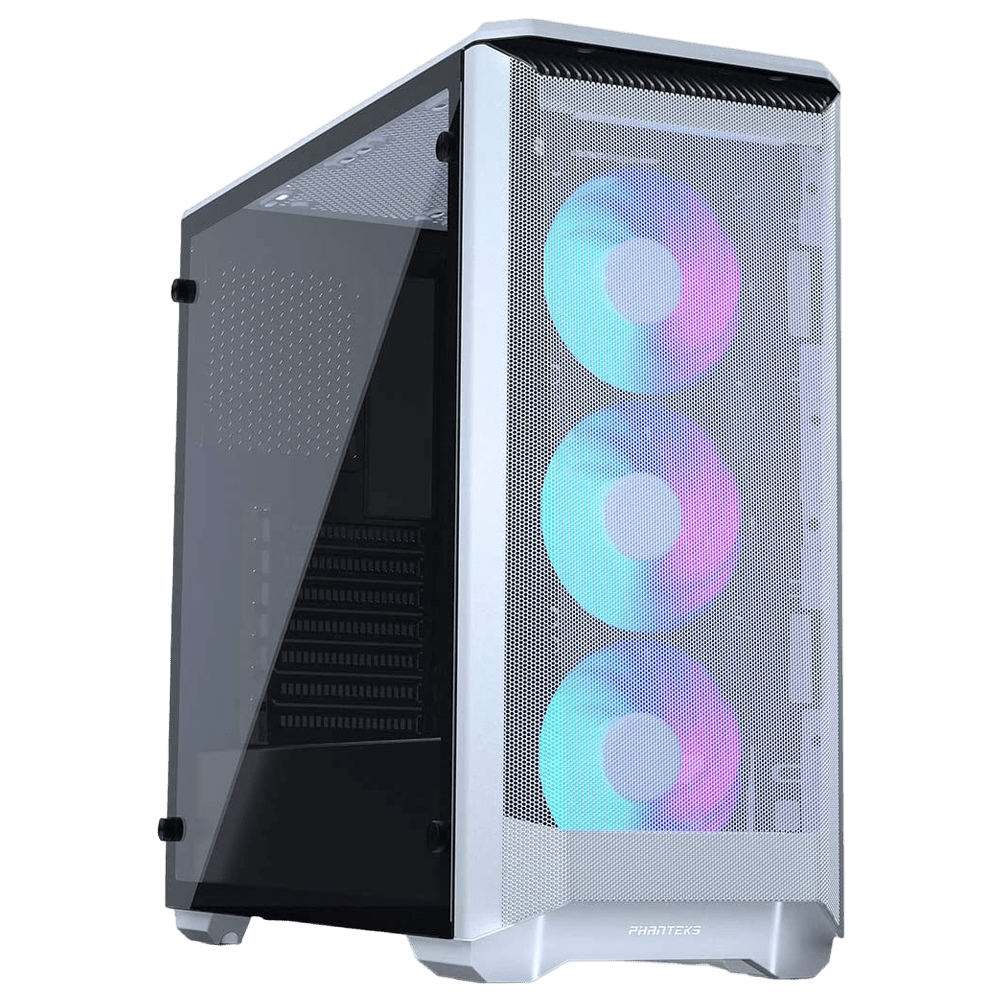 Phanteks Eclipse P400A White Mid - Tower ARGB PC Case - Vektra Computers LLC