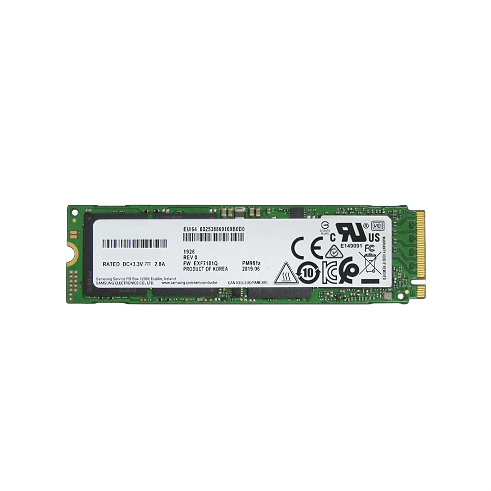 Samsung PM981a 512GB PCIe Gen3 NVMe M.2 SSD - Vektra Computers LLC