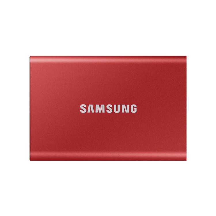 Samsung T7 500GB Portable SSD (Metallic Red) - Vektra Computers LLC