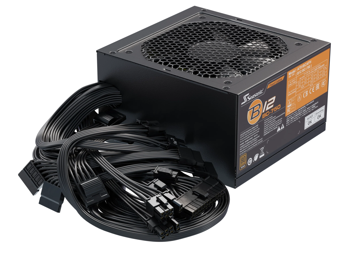 Seasonic B12 BC - 750 Power Supply 750 Watts | A751BCAFH - Vektra Computers LLC