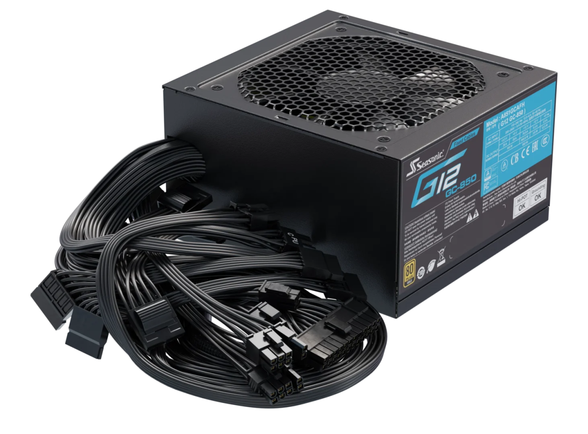 Seasonic G12 GC - 850 Power Supply 850 Watts | A851GCAFH - Vektra Computers LLC