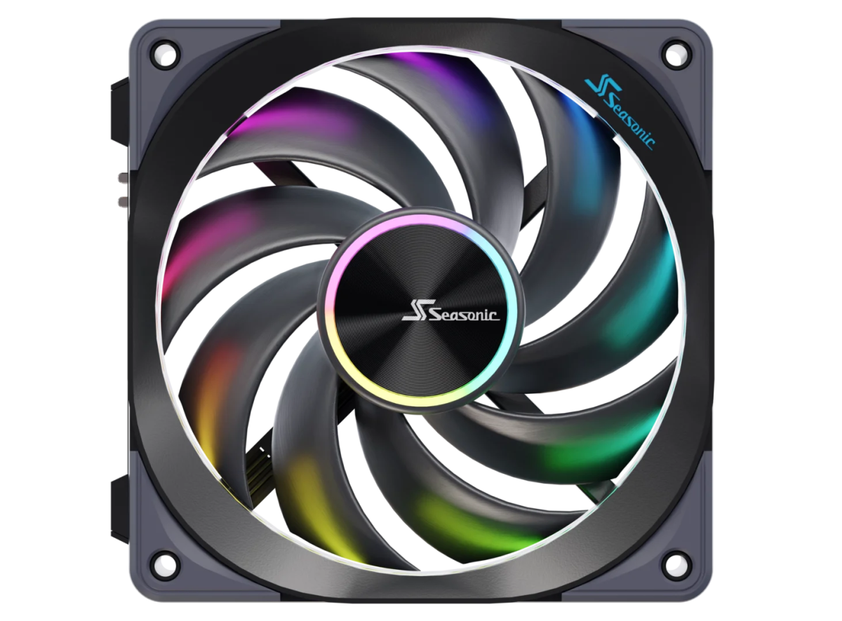 Seasonic MagFlow ARGB 120 mm PWM Case Fan | SS - MF12025L - Vektra Computers LLC