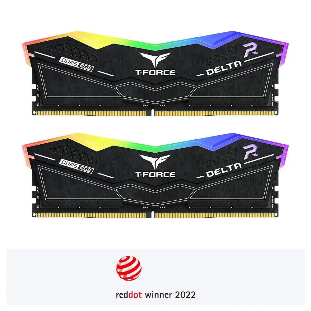 T - FORCE DELTA DDR5 32GB (2x16GB) 6000MHz Black | FF3D532G6000HC38GDC01 - 765441773059 - Vektra Computers LLC