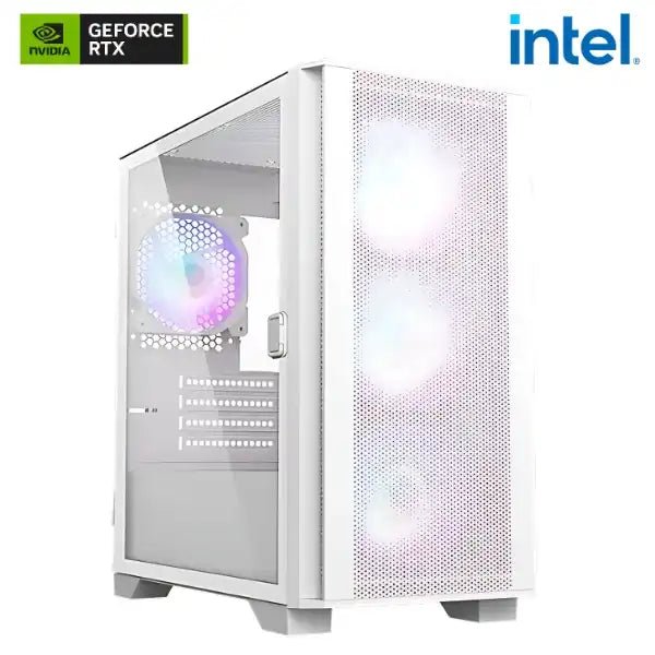 Vektra RDY AIR100W 005 Gaming PC / i5 - 12400F / B760M / RTX 4060 Ti 8GB / 32GB DDR5 RAM / 1TB Gen4 NVMe SSD / 500W PSU / Tower Air Cooler Temp Display / Win 11 Pro / 2 - Years Warranty - Vektra Computers LLC