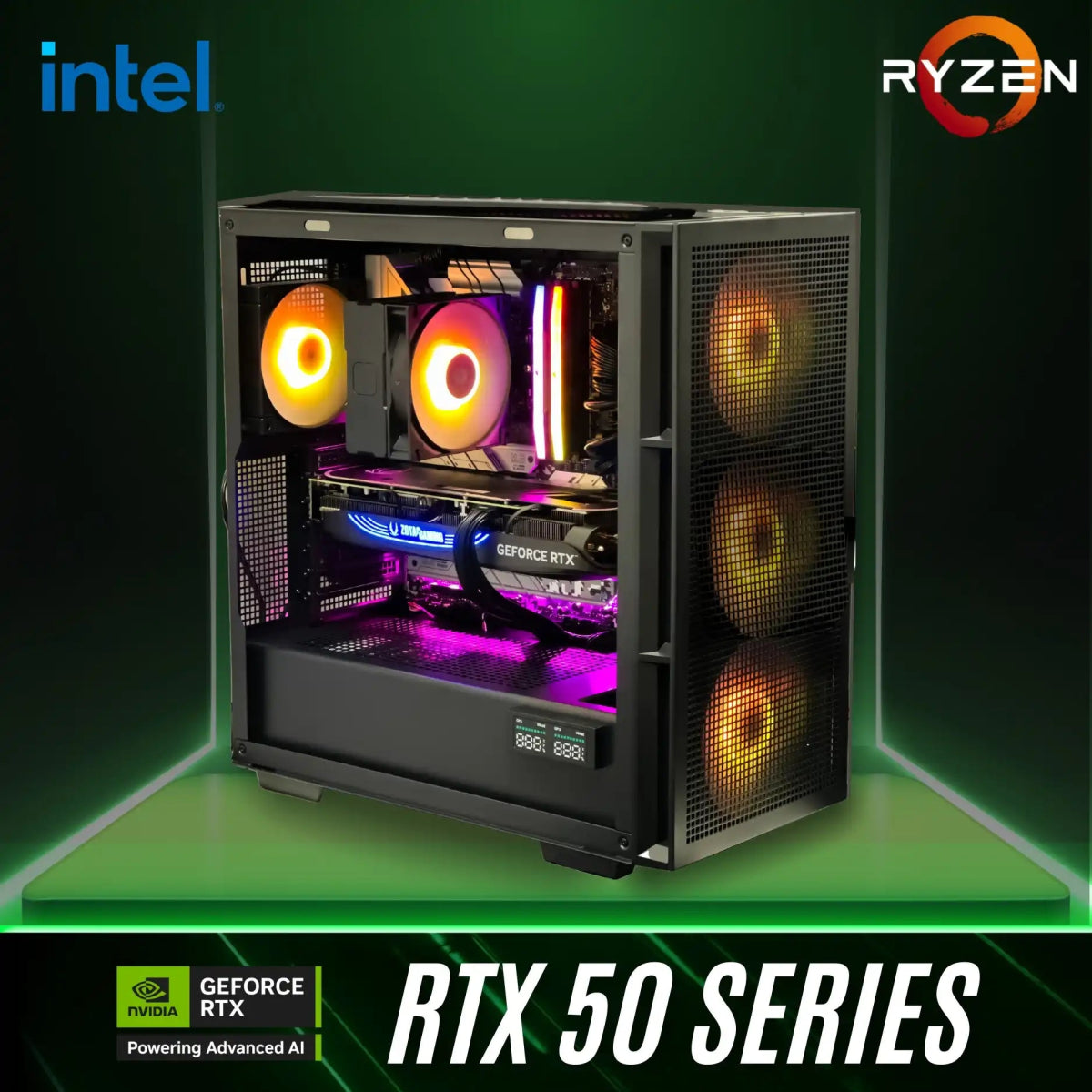 Vektra RDY CH560 Black Nvidia RTX 50 Series Gaming PC - Vektra Computers LLC